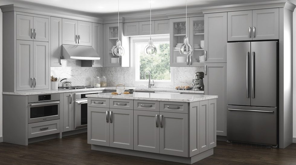 A – White and Gray Shades | The Cabinet Lady